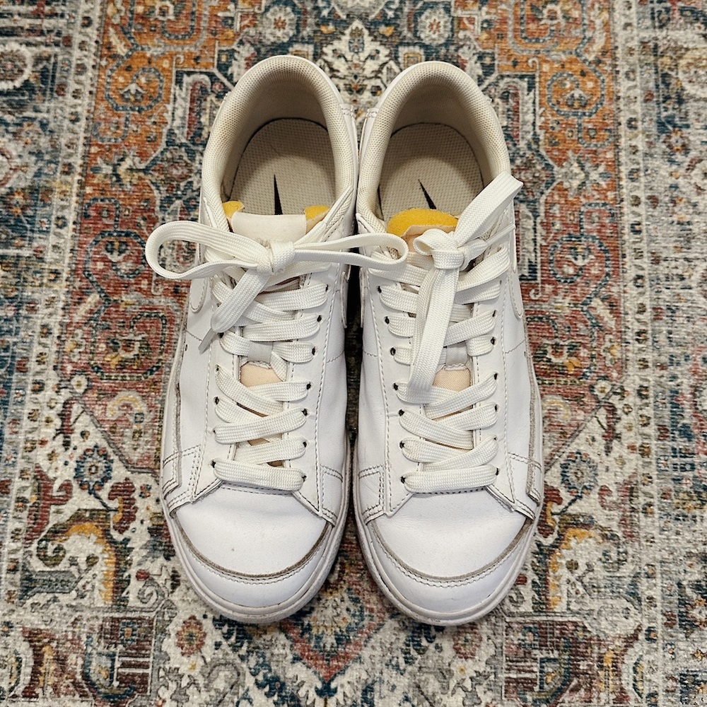 Nike White low blazer platform Women's Sneakers